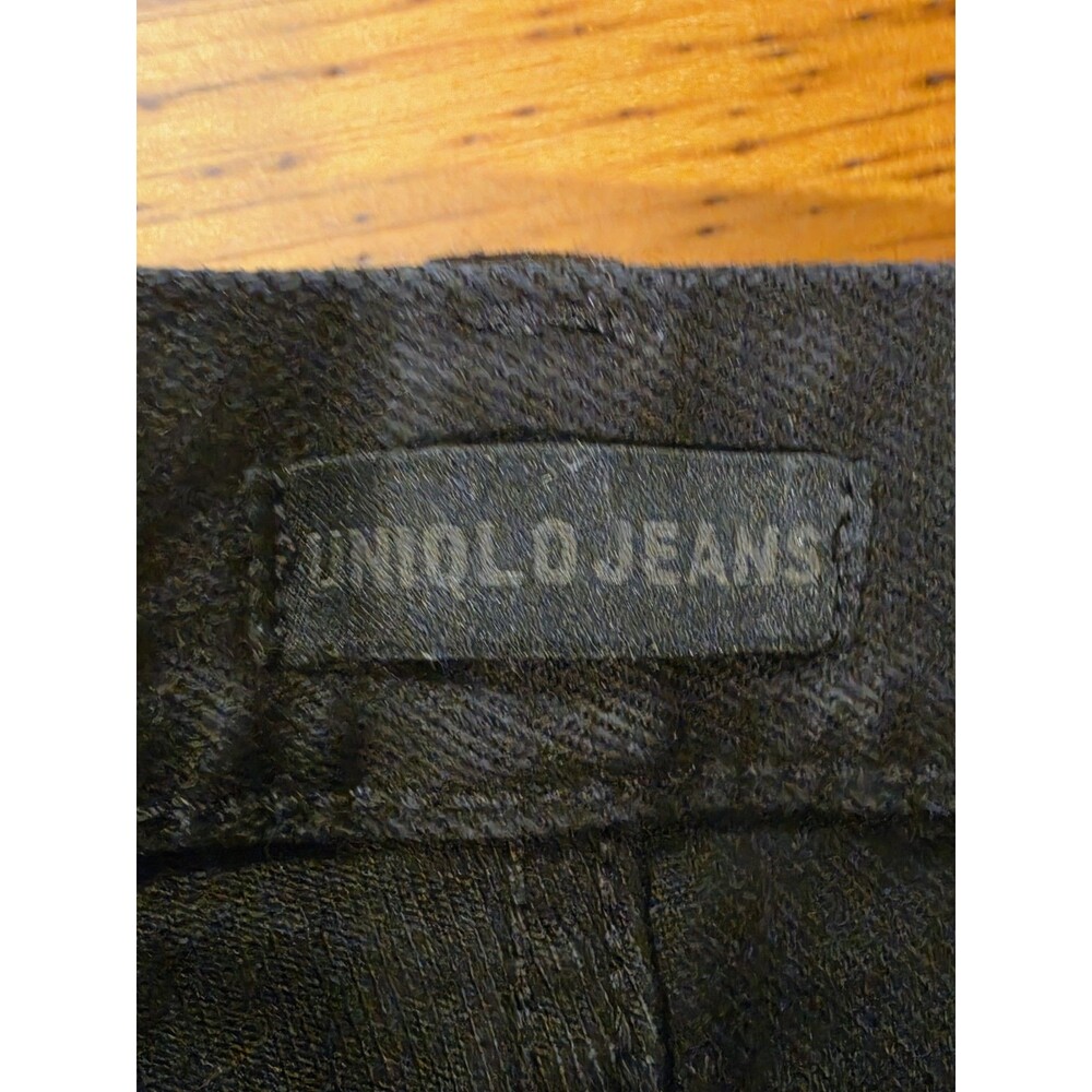 Uniqlo Mens Stretch Selvedge Slim Fit Jeans Black 30x34 Tag (Measures 29x29) EUC - Picture 7 of 9